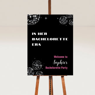 Välkomstecken för Era Bachelorette Party Poster