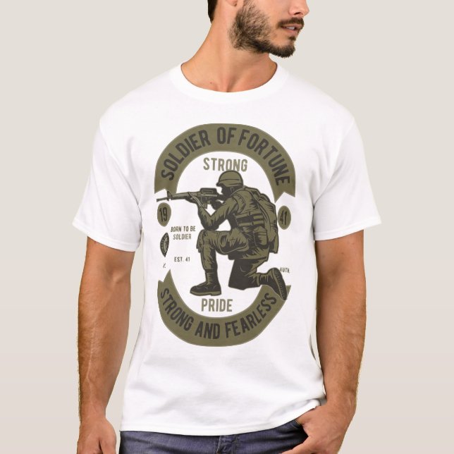 Välkomstens soldat t shirt (Framsida)