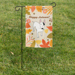 Välkomstfall med en festlig flagga