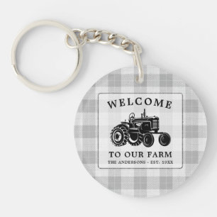 Välkomstfamiljens Namn Farm Tractor Vitpingrunda