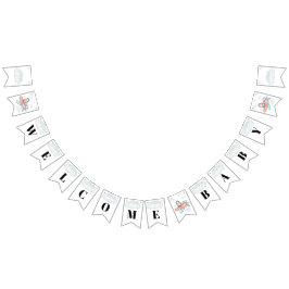 Välkomstflygplan Babydusch Penguin Vimplar