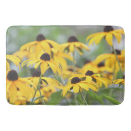 Välkomstformat för gultens Blommigt Badrumsmatta