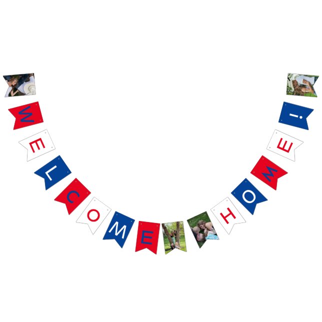 Välkomstfotobanderoll för hemmet vimplar (Alla)