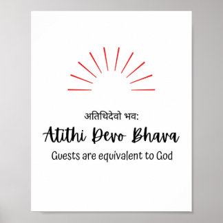 Välkomstgäster Poster