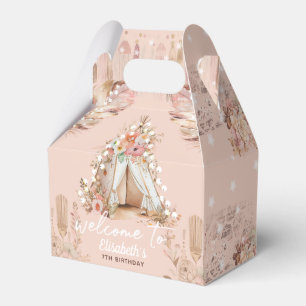 Välkomstgåva från Birthday Tält Slumber Party Presentaskar