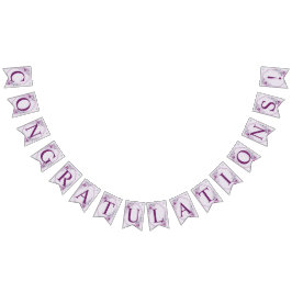 Välkomsthälsa Blommigt för Rosa av Bröllopsfest, L Vimplar