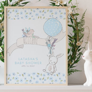 Välkomsthälsa för Little Bunny och Balloon Boy Sho Poster