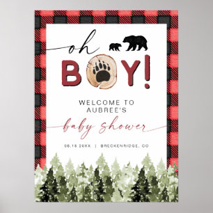Välkomsthälsa om FROST Red Flanskanals Gräs Bear B Poster