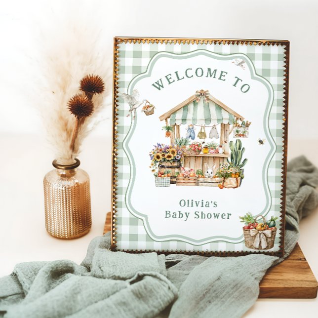 Välkomsthälsa om lokalt odlade jordbrukare poster (Skapare uppladdad)