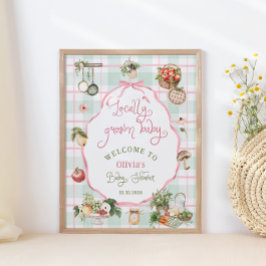 Välkomsthälsa om lokalt odlade jordbrukare poster