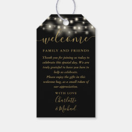 Välkomsthälsa till Svart och Guld Ljus, Basket Presentetikett