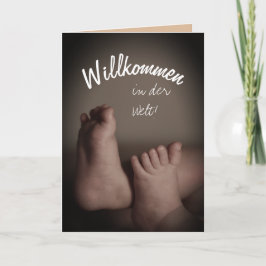 Välkomsthälsa till World Greeting Card Kort