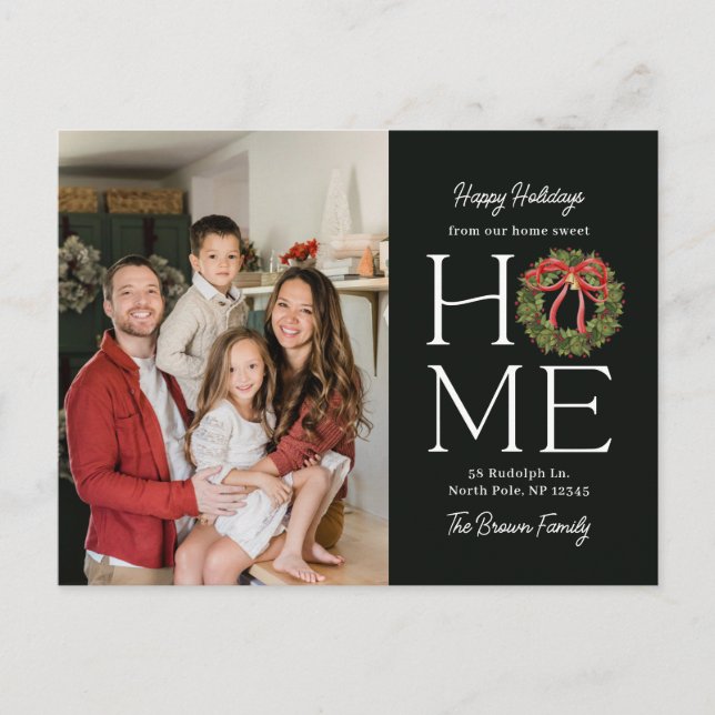 Välkomsthälsning Flyttar meddelande vykort (Framsida)