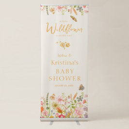 Välkomsthälsning för Baby Shower Little Wildblomme