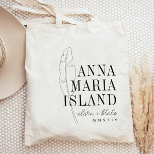 Välkomsthälsning för Banana Löv Destination Weddin Tygkasse