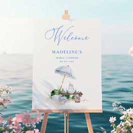 Välkomsthälsning för bildskärm med vattenfärg, Möh Poster