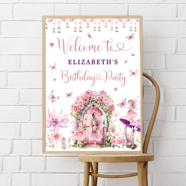 Välkomsthälsning för Blommigten Forest Fairy Poster (Skapare uppladdad)