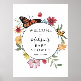 Välkomsthälsning för blommor med skugga poster