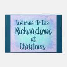 Välkomsthälsning för Blue Frost personlig Family