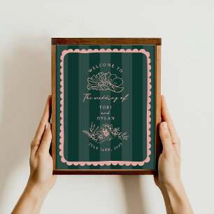 Välkomsthälsning för Botaniskt ringnotsfartyg Grän Poster