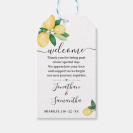 Välkomsthälsning för bröllop presentetikett