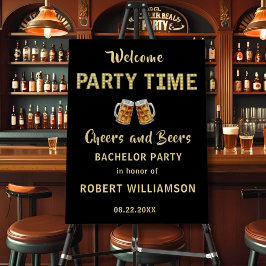Välkomsthälsning för Cheers och Öl Bachelor Party