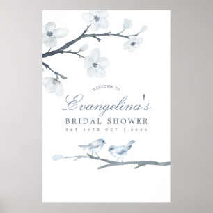 Välkomsthälsning för Cherry Blommars Möhippa Poster