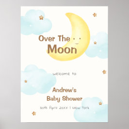 Välkomsthälsning för Cute Minimalist över babydusc Poster