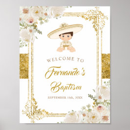 Välkomsthälsning för den mexikanska Guld Fiesta Bo Poster