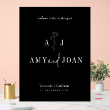 Välkomsthälsning för den moderna Chicen Bröllop me