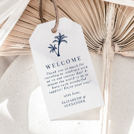 Välkomsthälsning för den tropiska marinen Handflat Presentetikett