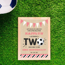 Välkomsthälsning för fotbolls-EM Poster