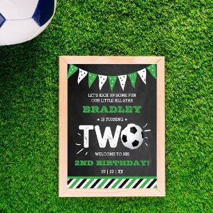 Välkomsthälsning för fotbolls-EM Poster