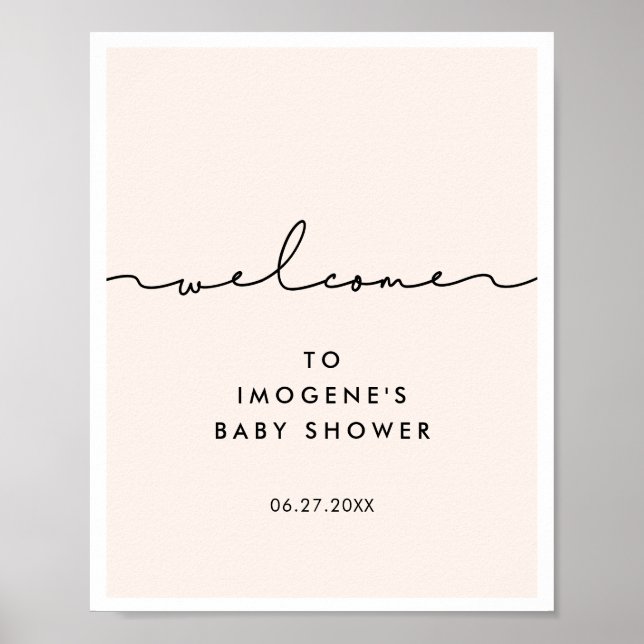 Välkomsthälsning för grym manusskript poster (Framsidan)