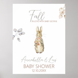 Välkomsthälsning för hösthösten i Baby Poster
