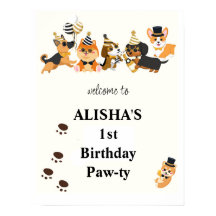 Välkomsthälsning för hundvalpar i Hundar