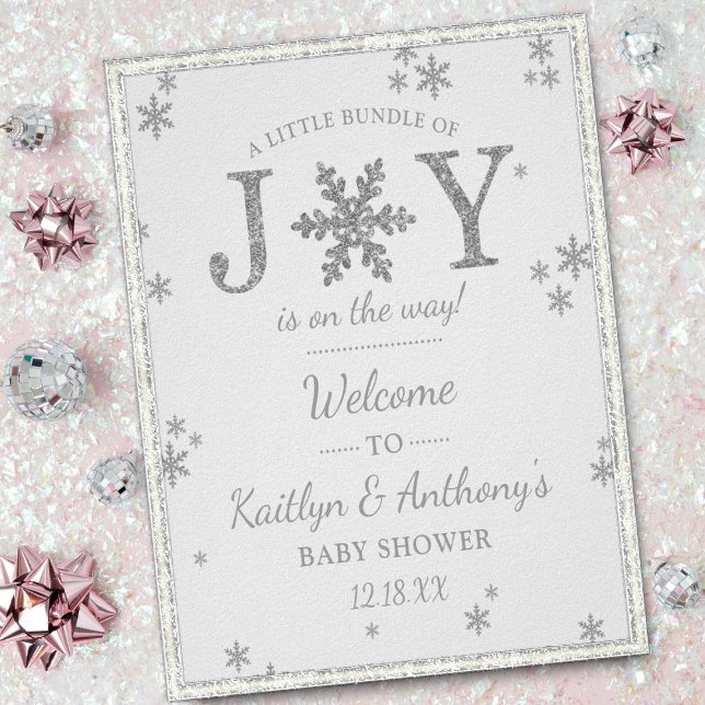 Välkomsthälsning för Jul-babyskor Poster (Skapare uppladdad)