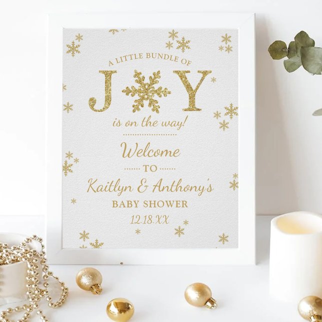 Välkomsthälsning för Jul-babyskor Poster (Skapare uppladdad)