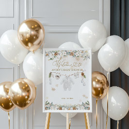 Välkomsthälsning för kall utanför den närmaste bab poster