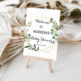 Välkomsthälsning för Löv för barn i den tropiska G Poster