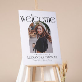 Välkomsthälsning för minimalistisk och modern Stud Poster