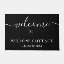 Välkomsthälsning för Modern Black & White Guesthou