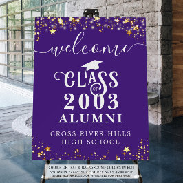 Välkomsthälsning för Modern Class Reunion - Lila