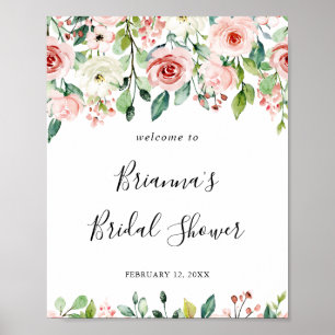 Välkomsthälsning för Möhippan Blommigt till hösten Poster