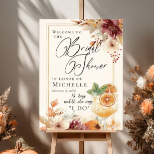 Välkomsthälsning för Möhippan Cocktail och Fall Fl Poster