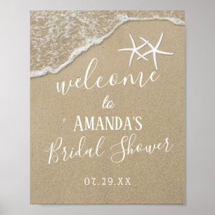 Välkomsthälsning för Möhippan Starfish Beach Weddi Poster
