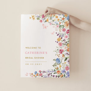 Välkomsthälsning för Möhippan Vår Wildblomster Poster