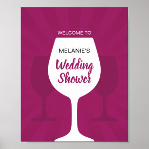Välkomsthälsning för Möhippan Vin Tasting Poster