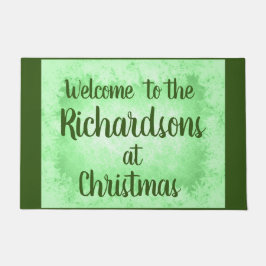 Välkomsthälsning för personligen grönt frost