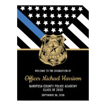 Välkomsthälsning för polisens Studentfest Thin Blu